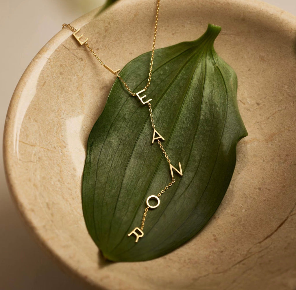 The Wildflower Personalized Name Necklace