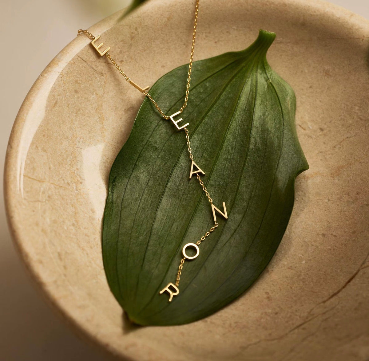 The Wildflower Personalized Name Necklace