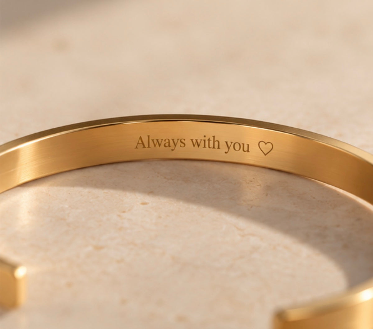 The Quinn Engraved Cuff – Personalized Coordinates & Name