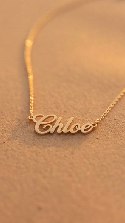 The Poppy Name Necklace – Personalized Kids Necklace