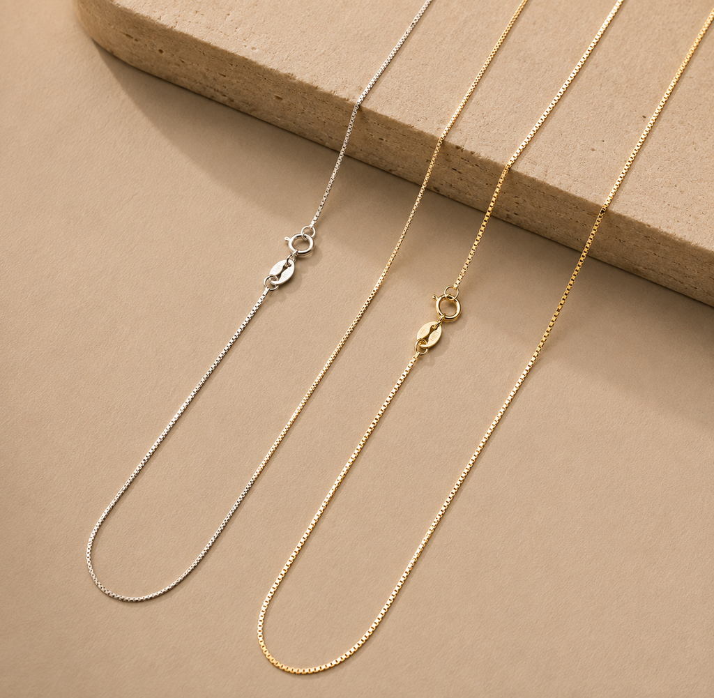 The Ellis Fine Box Chain Necklace