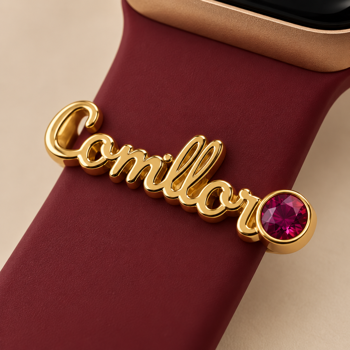 The Cove Watch Band Name Charm – Personalized