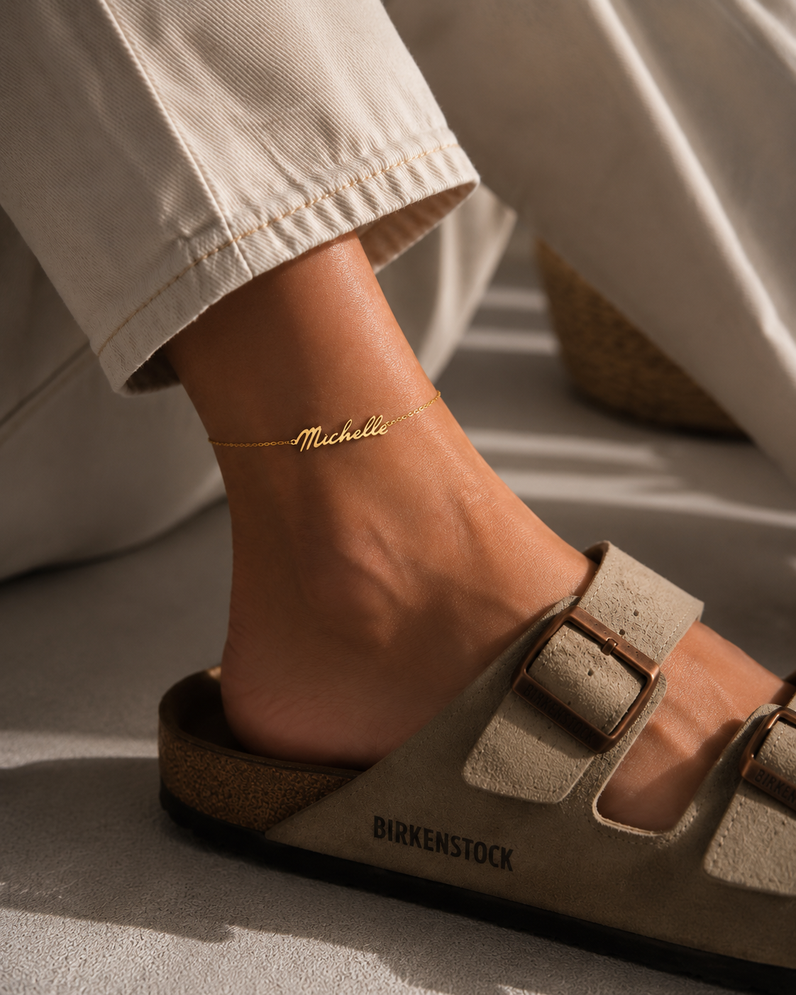 The Maren Name Anklet – Personalized