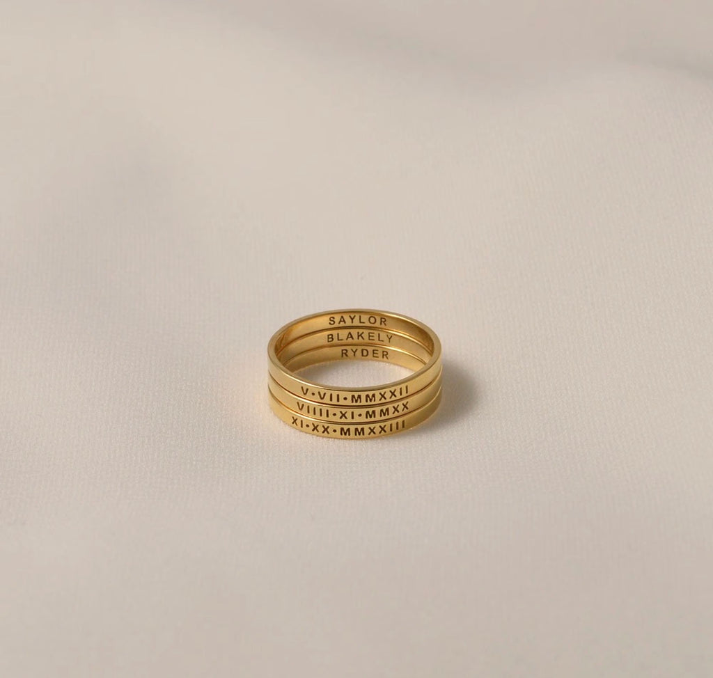 The Keepsake Ring – Personalized Engraved Ring