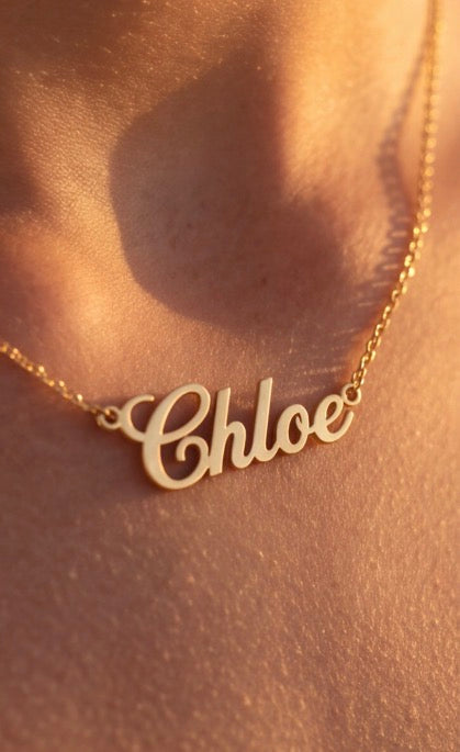 The Poppy Name Necklace – Personalized Kids Necklace