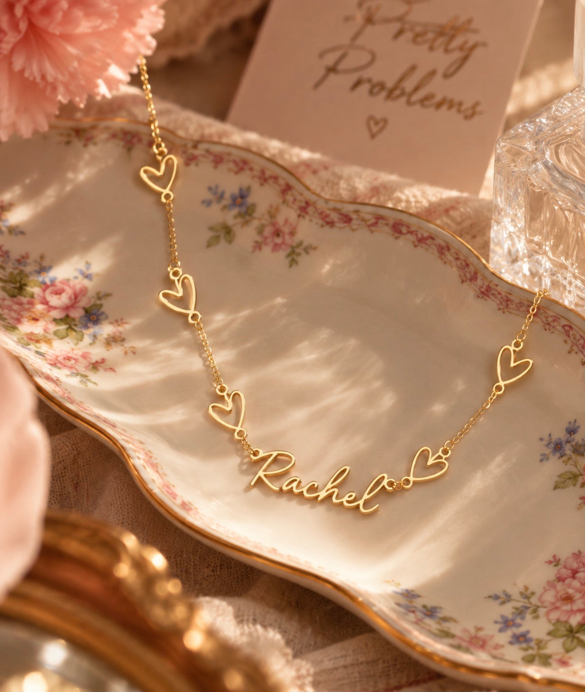The Bonnie Heart Name Necklace – Personalized