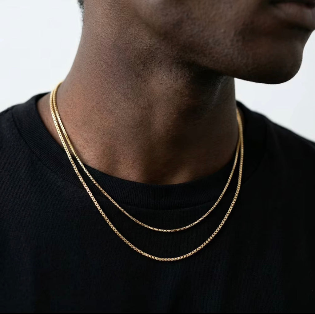 The Ellis Fine Box Chain Necklace