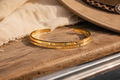 The Harper Cuff – Personalized Name & Birthstone Bracelet