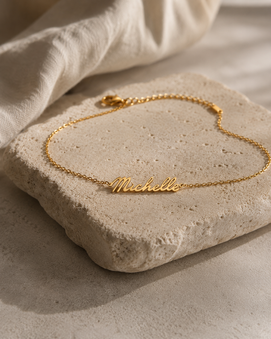 The Maren Name Anklet – Personalized