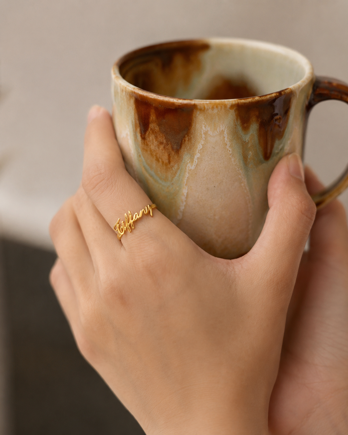 The Elara Name Ring – Personalized
