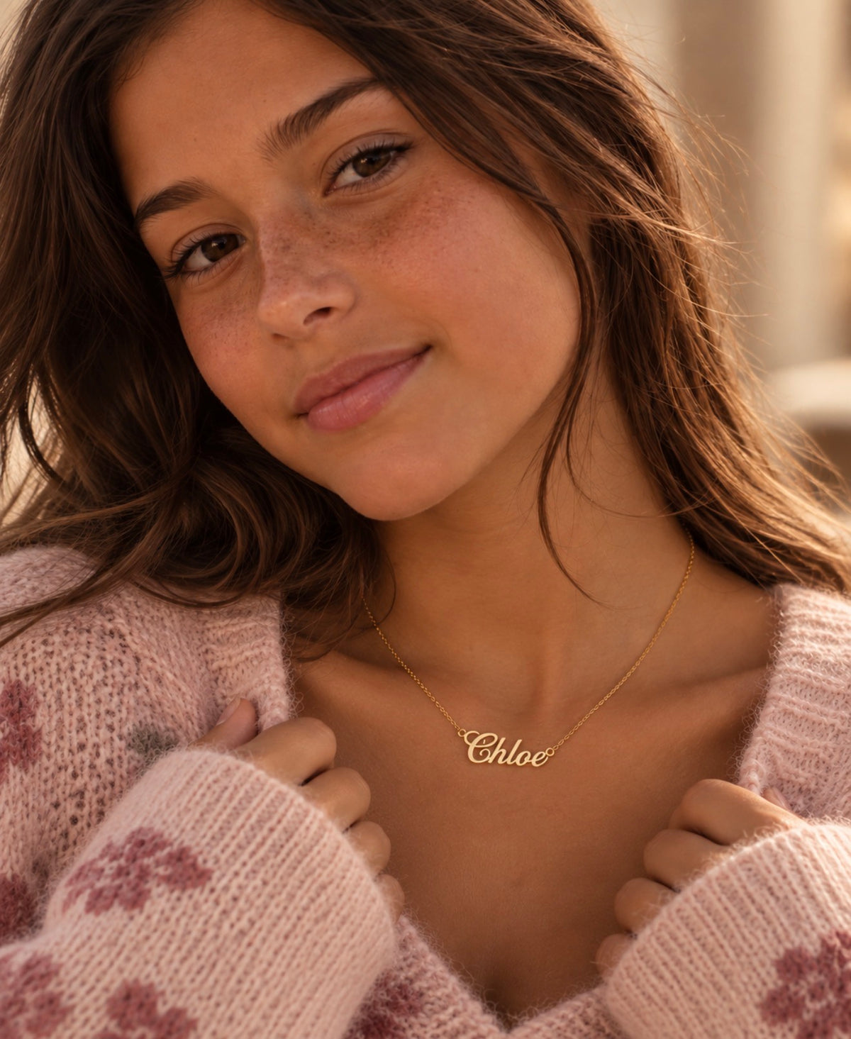 The Poppy Name Necklace – Personalized Kids Necklace