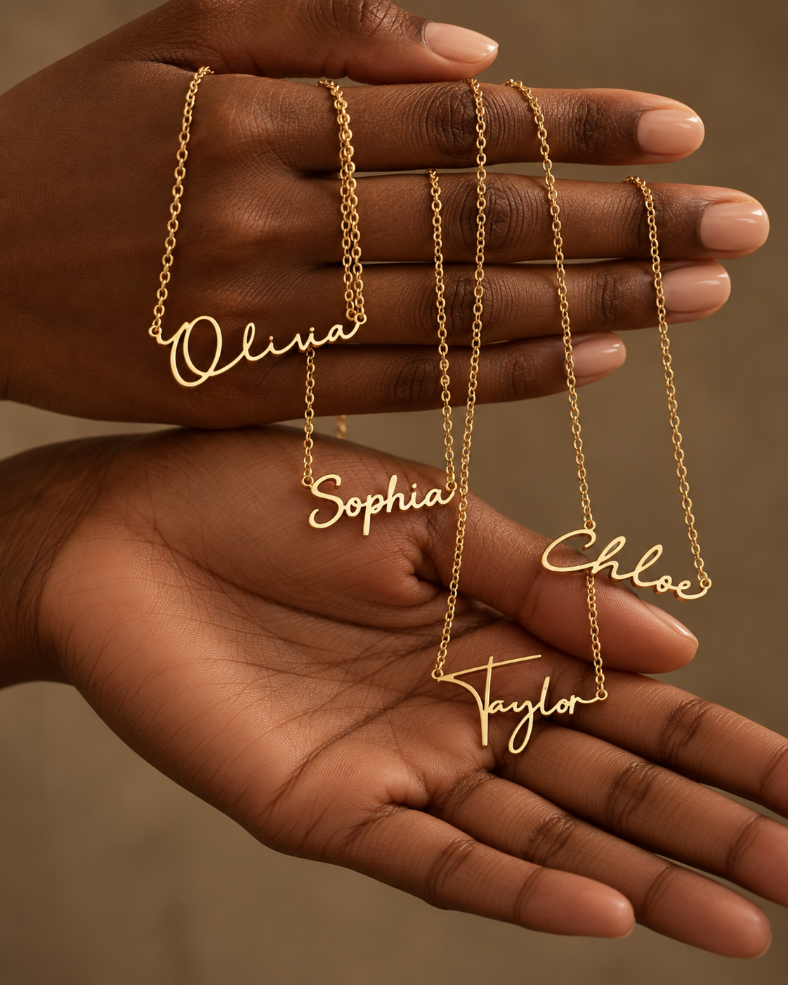 The Taylor Name Necklace – Sterling Silver 925
