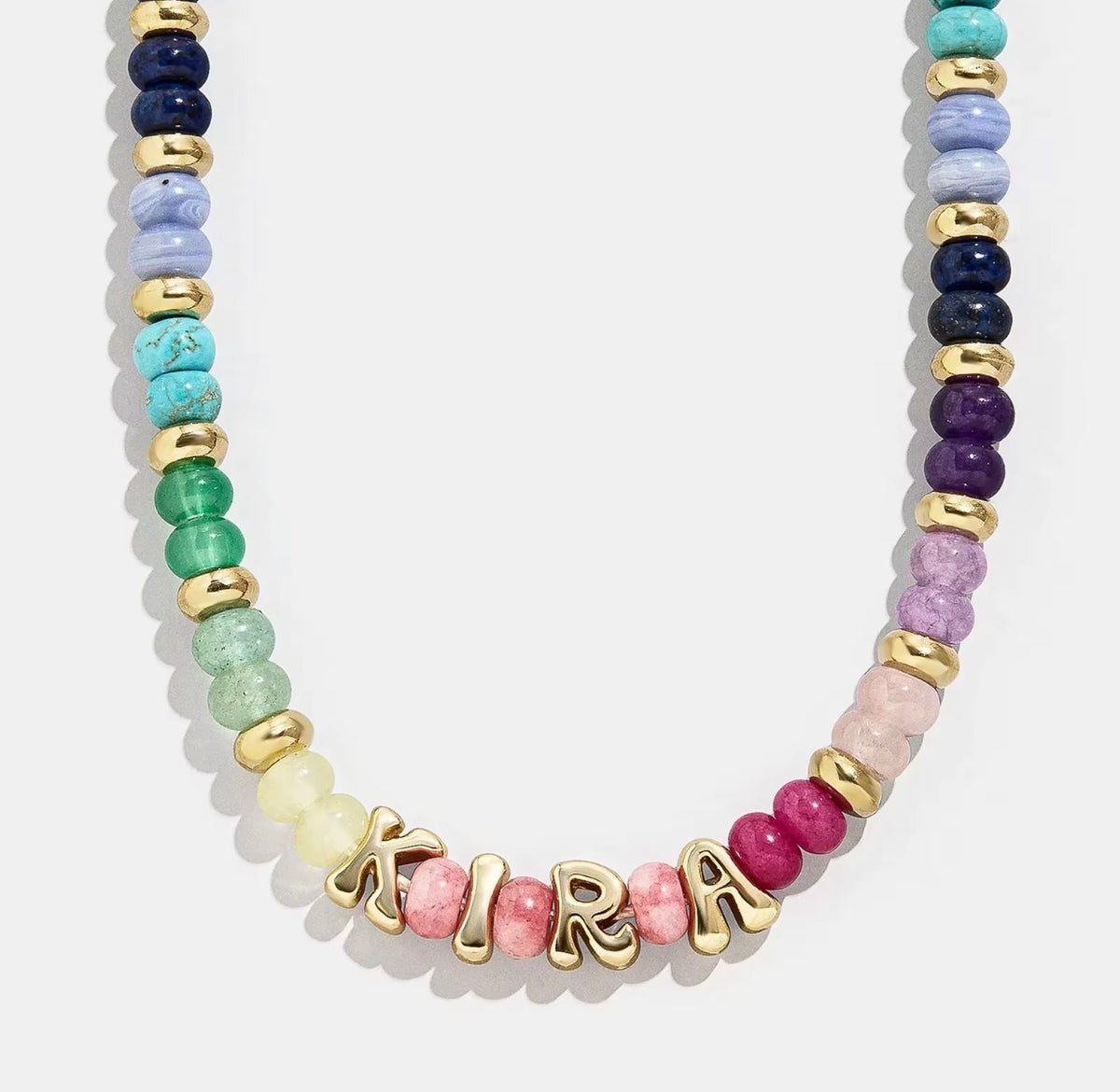 The Marlowe — Handmade Personalized Beaded Name Necklace