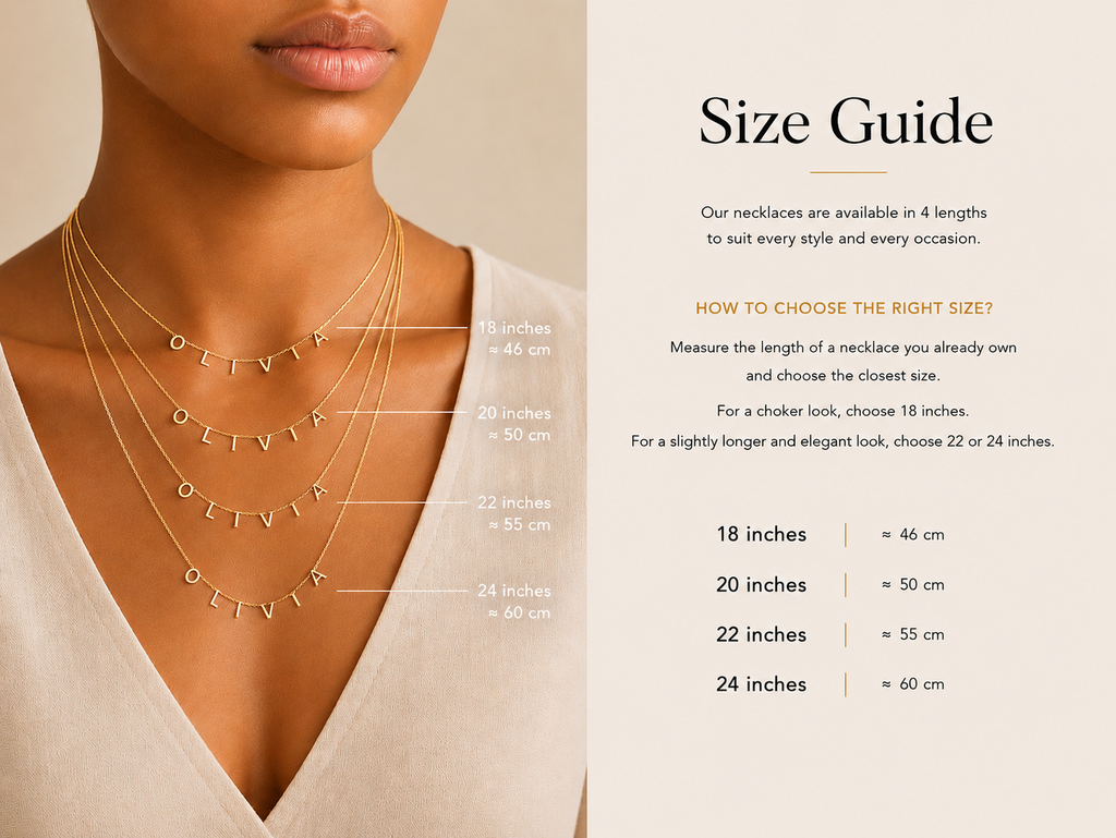 The Olivia Letter Necklace – Personalized Initial & Name Necklace