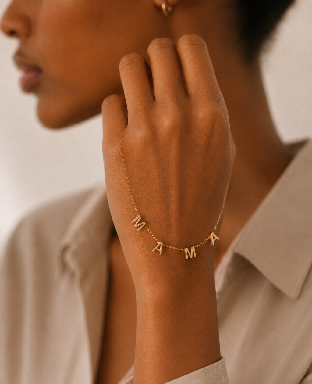 The Olivia Letter Necklace – Personalized Initial & Name Necklace