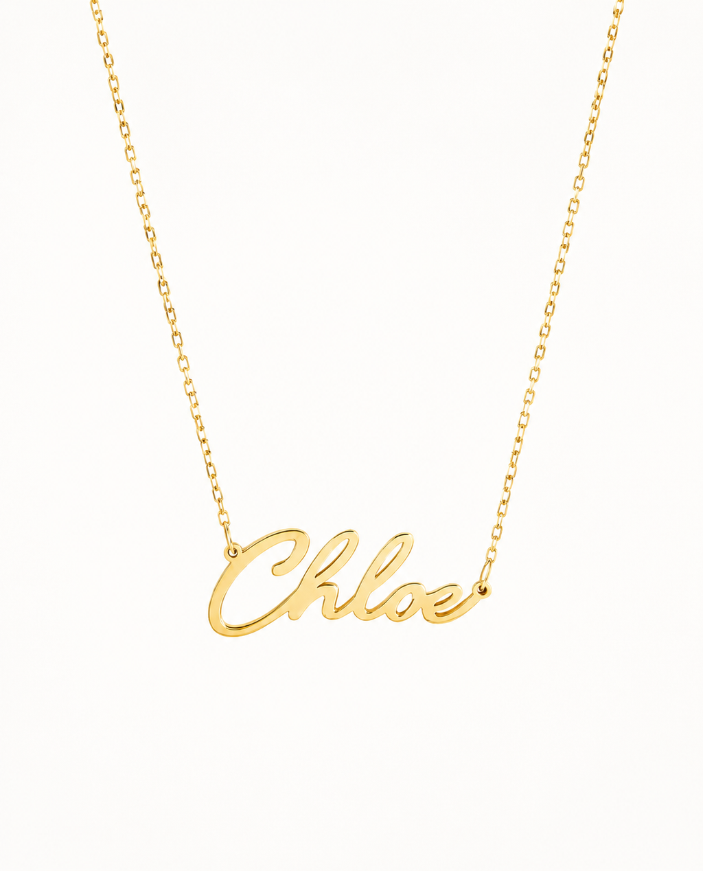 The Ashley Name Necklace – Personalized Cable Chain Necklace