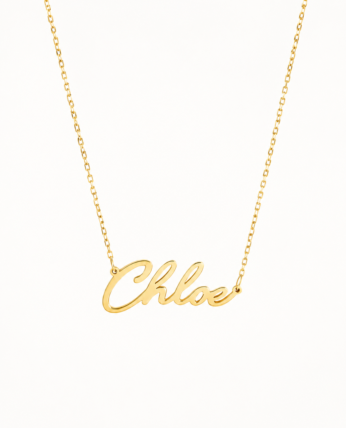The Ashley Name Necklace – Personalized Cable Chain Necklace