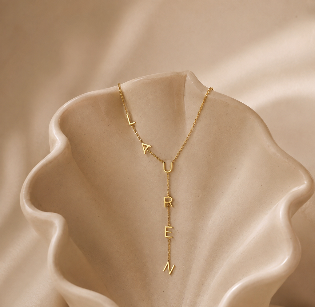 The Wildflower Personalized Name Necklace