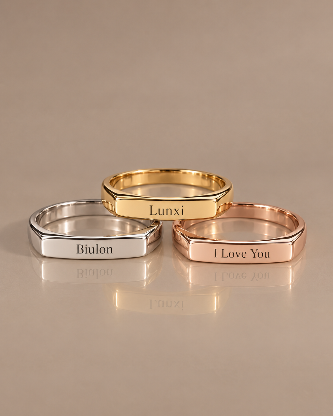 The Sable Keepsake Ring – Personalized Engraved Band