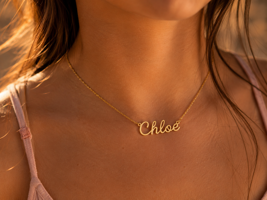 The Poppy Name Necklace – Personalized Kids Necklace