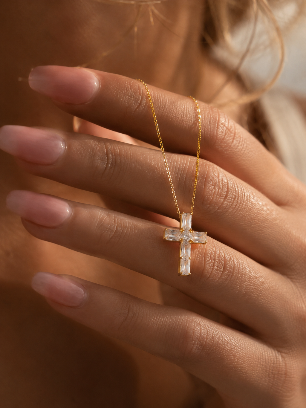 The Selah Moissanite Pendant Necklace