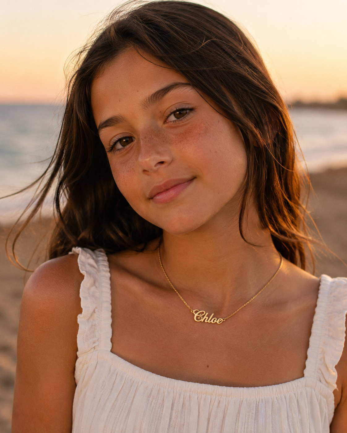 The Poppy Name Necklace – Personalized Kids Necklace