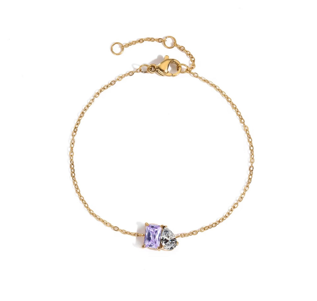 The Iris Birthstone Bracelet – Birth Month Jewelry