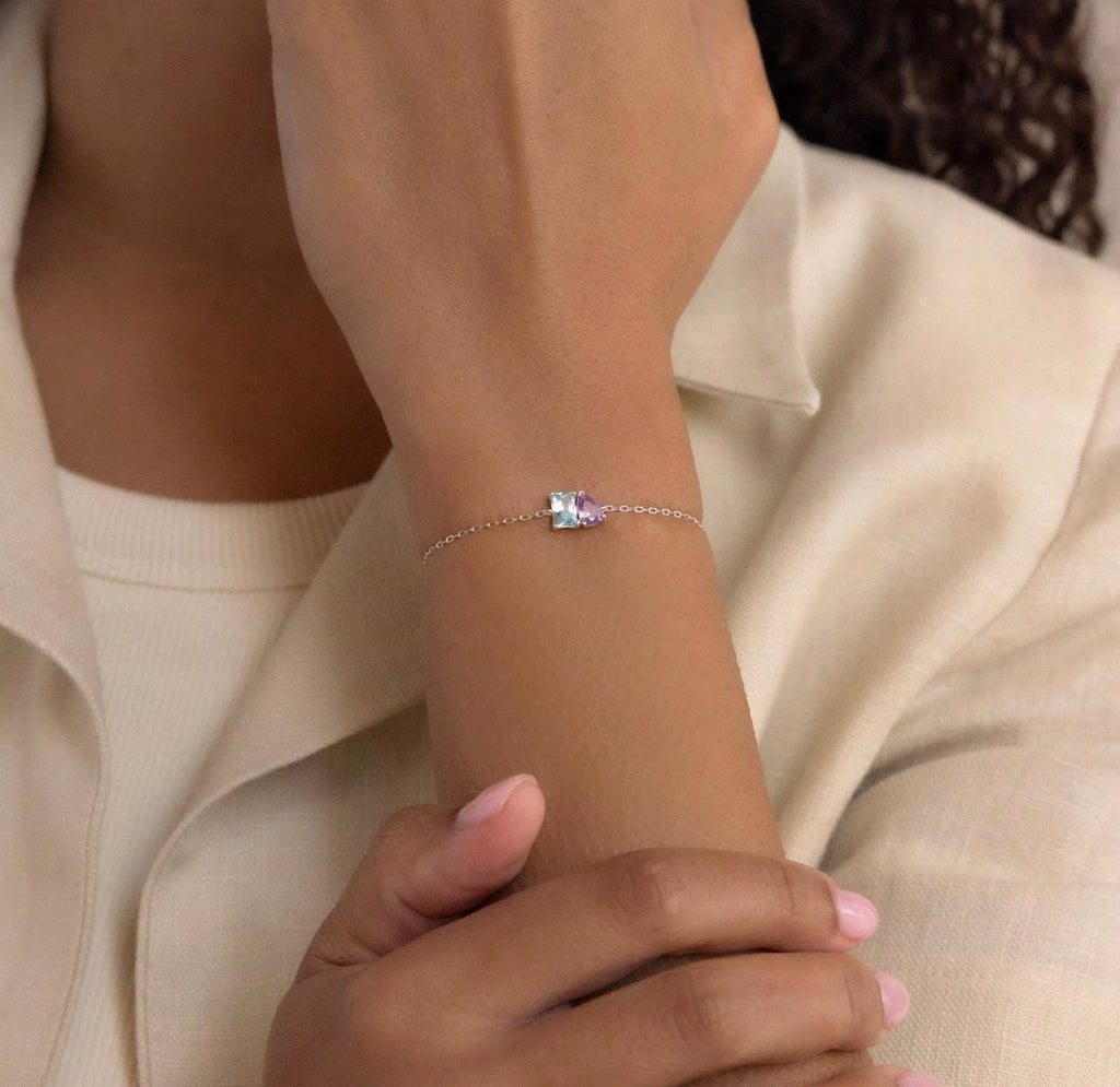 The Iris Birthstone Bracelet – Birth Month Jewelry