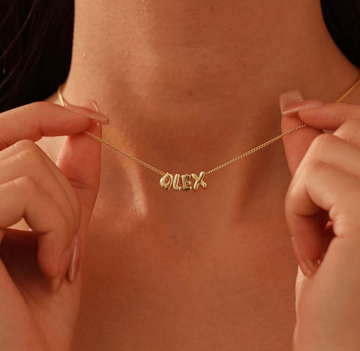 The Nyla Block Letter Necklace – Personalized