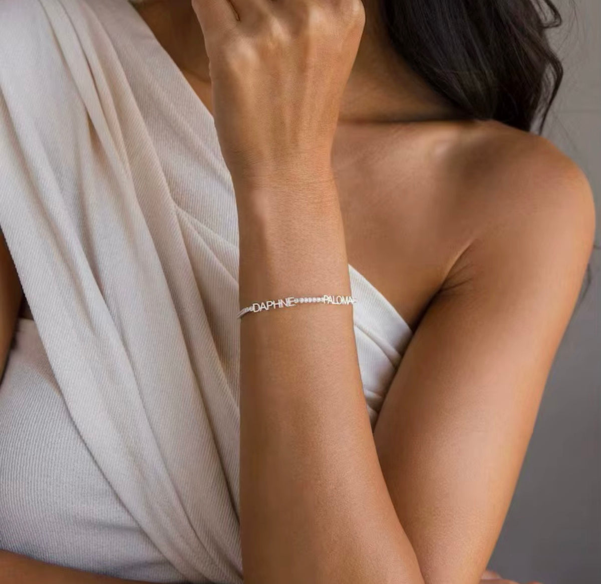The Etta Tennis Name Bracelet – Personalized