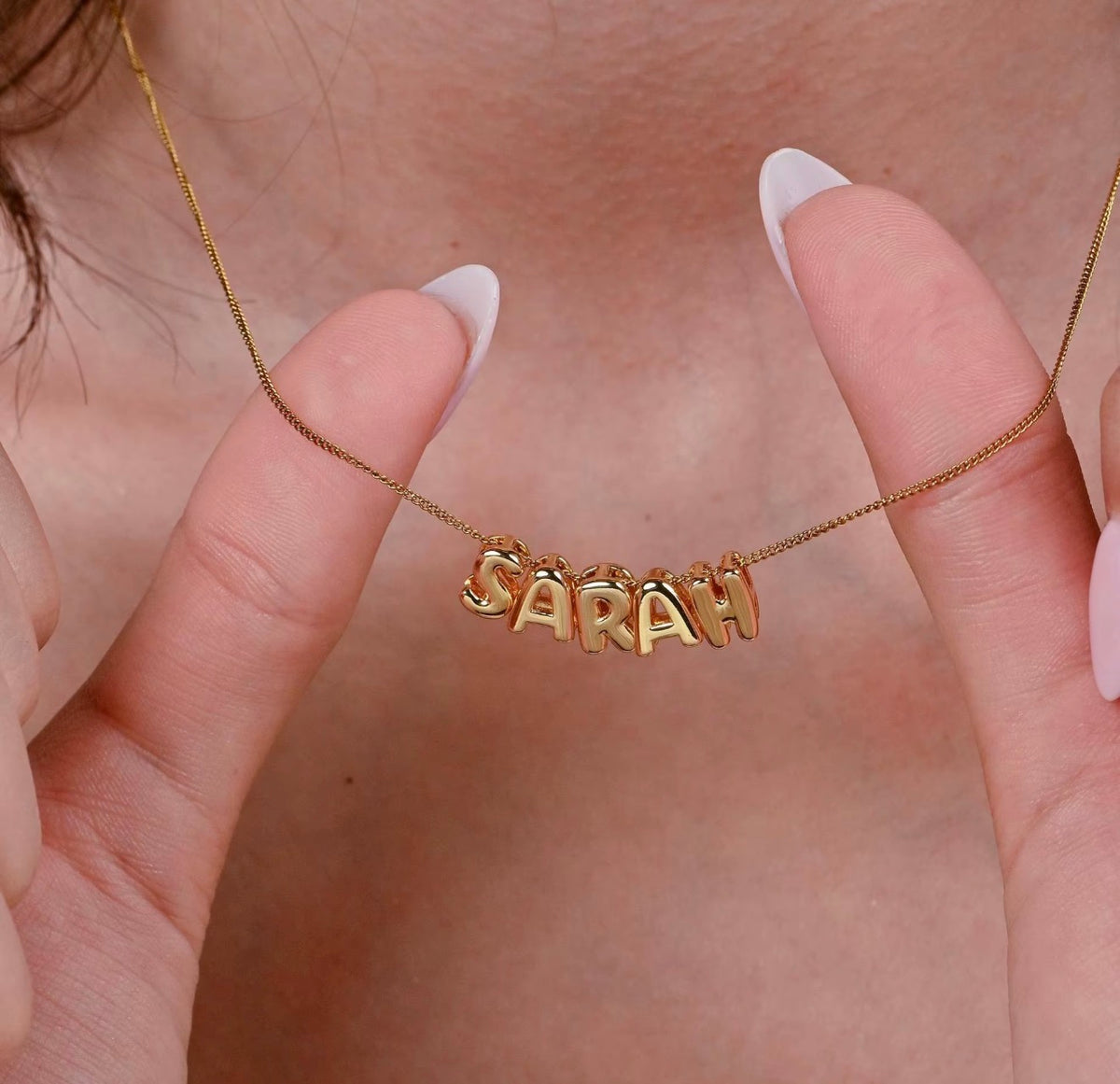 The Nyla Block Letter Necklace – Personalized