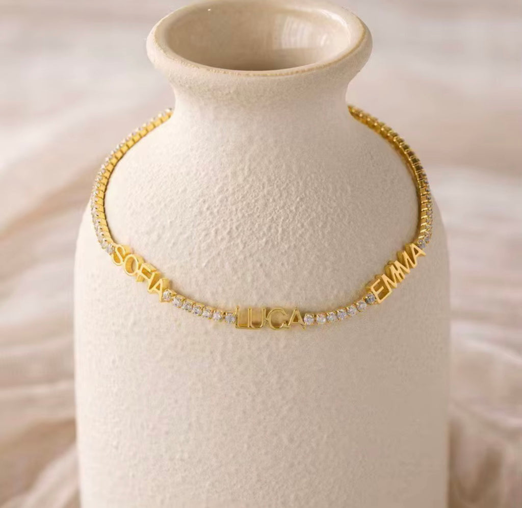 The Etta Tennis Name Bracelet – Personalized