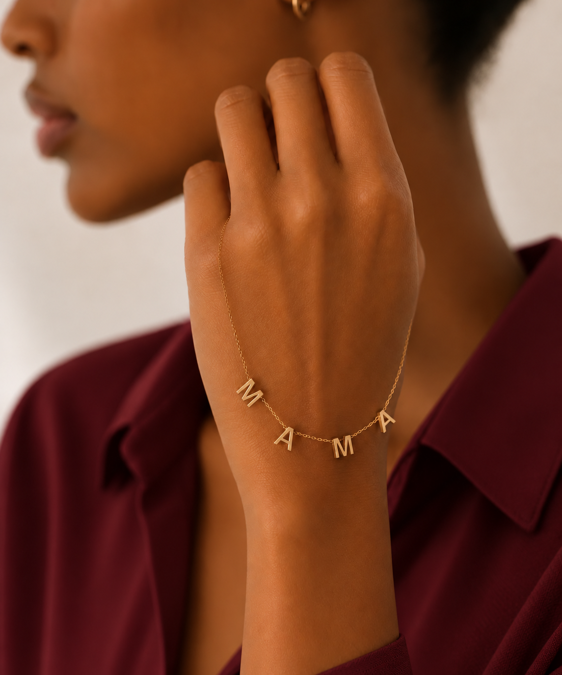 The Olivia Letter Necklace – Personalized Initial & Name Necklace