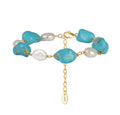 The Sedona Turquoise & Pearl Bracelet